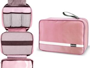 trousse de toilette pliable à suspendre